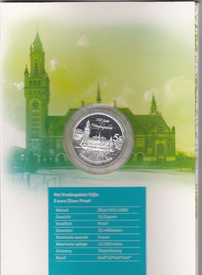 Beschrijving: 5 Euro PEACE ORIGIN.PACKACE